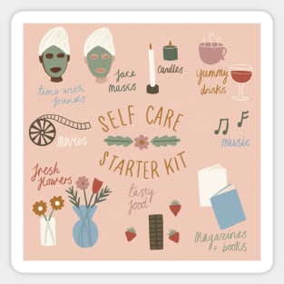 Self Care Starter Kit Sticker